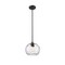 Z-Lite Chloe Pendant, 1-Light, 10 In.W x 9.5 In.H, Matte Black/Clear 490P10-MB - alternate 8